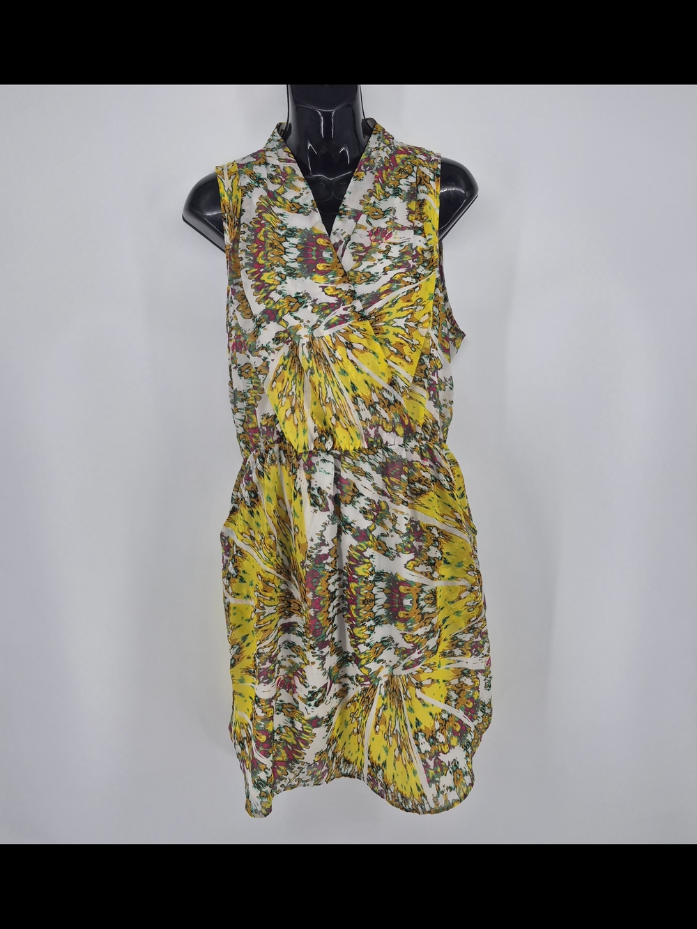Adelyn Rae Sleeveless Chiffon Mini Dress Womens Size M